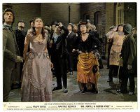 2z009 DR. JEKYLL & SISTER HYDE color English FOH LC '72 Hammer horror, crowd in street looks at sky!