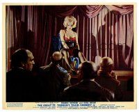 2z020 GREAT ST. TRINIAN'S TRAIN ROBBERY color English FOH LC '66 bald old men leering at stripper!