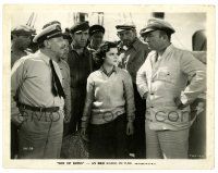 2z827 SON OF KONG 8.25x10 still '33 Helen Mack with Robert Armstrong & sailors on ship, Schoedsack