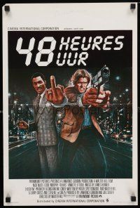 3a255 48 HRS. Belgian '82 Nick Nolte & Eddie Murphy couldn't have liked each other less!