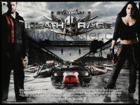 3a080 DEATH RACE advance DS British quad '08 Paul W.S. Anderson, Jason Statham, Joan Allen!