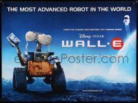 3a118 WALL-E DS British quad '08 Walt Disney, Pixar CG, robots, wacky bra-in-face image!