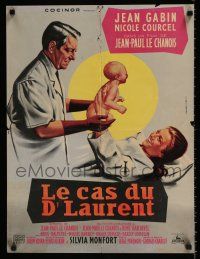 3a164 CASE OF DR. LAURENT French 20x26 '57 Le Cas du Dr. Laurent, childbirth in public!