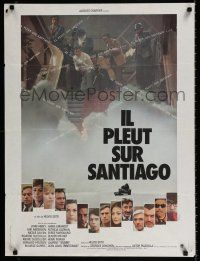 3a146 IT IS RAINING ON SANTIAGO French 24x32 '76 Henri Poirier's Il pleut sue Santiago!