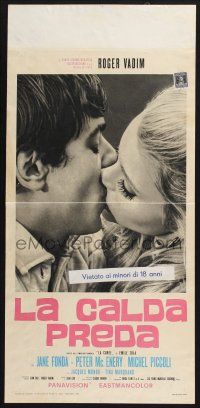 3a603 GAME IS OVER Italian locandina '66 Roger Vadim's La Curee, Jane Fonda, Peter McEnery!