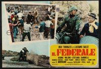 3a532 FASCIST set of 3 Italian photobustas '61 Luciano Salce's Il Federale, Ugo Tognazzi!