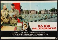 3a534 FROM HERE TO ETERNITY set of 3 Italian photobustas R60s Burt Lancaster, w/ fighting images!