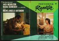 3a535 PASSENGER set of 3 Italian photobustas '75 Antonioni, Jack Nicholson & Maria Schneider!