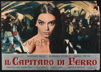 3a578 RAMPAGE OF EVIL Italian photobusta '62 wonderful close-up image of sexy Barbara Steele!