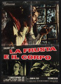3a531 WHIP & THE BODY set of 4 Italian photobustas '63 Mario Bava's La Frusta e il corpo!