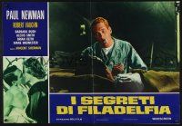 3a516 YOUNG PHILADELPHIANS set of 6 Italian photobustas R70 Paul Newman, Rush, Vaughn, different!