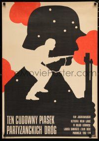 3a182 GLORIOUS DUST Polish 23x33 '76 Cudoviti prah, WWII, Wasilewski artwork of soldiers!