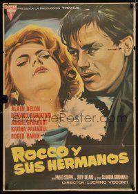 3a045 ROCCO & HIS BROTHERS Spanish '61 Luchino Visconti's Rocco e I Suoi Fratelli!
