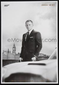 3a071 SKYFALL 14x20 English special '12 image of Daniel Craig as Bond, newest 007!