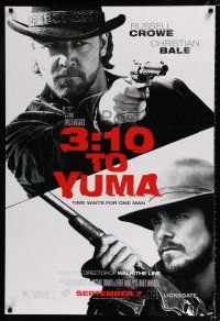 3b016 3:10 TO YUMA teaser 1sh '07 cowboys Russell Crowe & Christian Bale!