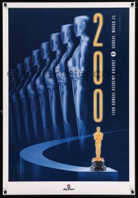 3b022 73RD ACADEMY AWARDS 1sh '01 cool design & image of Oscar, The Joy of Pepsi!