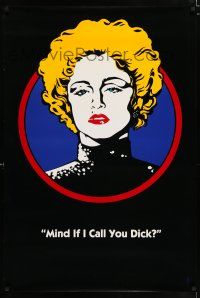 3b209 DICK TRACY teaser 1sh '90 art of Madonna as Breathless Mahoney, Mind if I call you Dick?