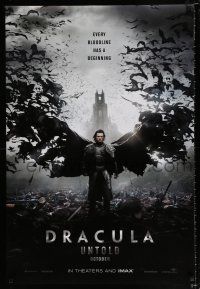 3b220 DRACULA UNTOLD teaser DS 1sh '14 every bloodline has a beginning, vampires!