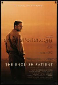 3b238 ENGLISH PATIENT DS 1sh '96 Ralph Fiennes, Juliette Binoche, Best Picture winner!
