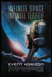3b247 EVENT HORIZON int'l DS 1sh '97 Laurence Fishburne, Sam Neill, terror in space!