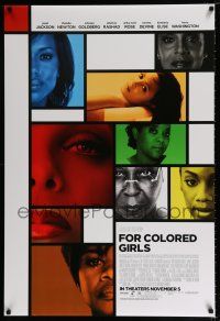 3b277 FOR COLORED GIRLS advance DS 1sh '10 Janet Jackson, Thandie Newton, cool design!