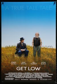 3b290 GET LOW DS 1sh '09 great image of Robert Duvall & Bill Murray in field!