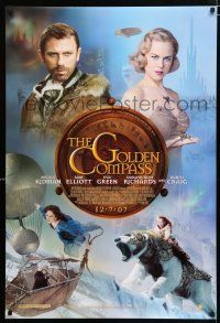 3b307 GOLDEN COMPASS middle credits advance DS 1sh '07 Nicole Kidman, Craig, Dakota Blue Richards!