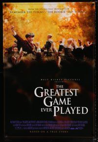 3b321 GREATEST GAME EVER PLAYED DS 1sh '05 directed by Bill Paxton, Shia Labeouf, golf!