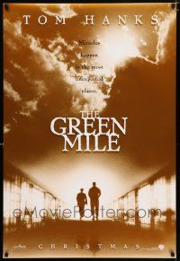 3b323 GREEN MILE teaser DS 1sh '99 Tom Hanks, Michael Clarke Duncan, Stephen King fantasy!