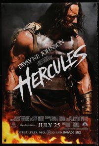 3b348 HERCULES July 25 teaser DS 1sh '14 cool image of Dwayne Johnson in the title role!