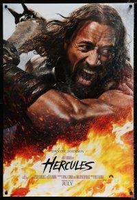 3b349 HERCULES July teaser DS 1sh '14 cool image of Dwayne Johnson in the title role!