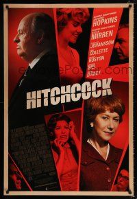 3b353 HITCHCOCK DS 1sh '12 Anthony Hopkins in title role, Helen Mirren, Scarlett Johansson!
