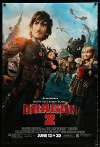 3b366 HOW TO TRAIN YOUR DRAGON 2 style H advance DS 1sh '13 cool image from CGI fantasy!