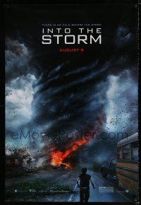 3b398 INTO THE STORM teaser DS 1sh '14 Richard Armitage, tornado storm chaser action!