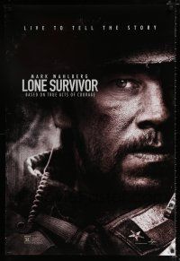 3b456 LONE SURVIVOR teaser DS 1sh '13 Mark Wahlberg as US Navy SEAL Marcus Lutrell!