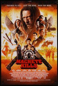 3b465 MACHETE KILLS advance DS 1sh '13 Danny Trejo, Michelle Rodriguez, Carlos Estevez, Mel Gibson!