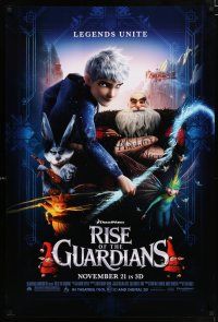 3b627 RISE OF THE GUARDIANS advance DS 1sh '12 cool image of tattooed Santa & Jack Frost!