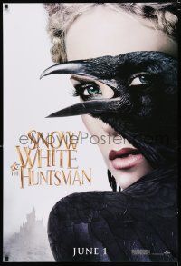 3b688 SNOW WHITE & THE HUNTSMAN teaser 1sh '12 cool image of sexy Charlize Theron!