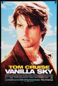 3b793 VANILLA SKY advance DS 1sh '01 Tom Cruise loves sexy Penelope Cruz AND Cameron Diaz!