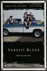 3b794 VARSITY BLUES 1sh '98 James Van Der Beek, MTV high school football movie!