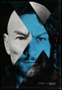 3b842 X-MEN: DAYS OF FUTURE PAST style A teaser DS 1sh '14 close-up of Patrick Stewart/James McAvoy!