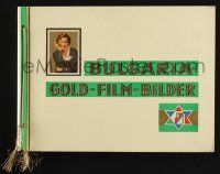 3c014 BULGARIA GOLD FILM BILDER German 9x12 cigarette card album '30s 173 portraits in color!