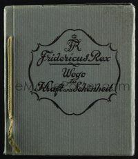 3c010 FRIDERICUS REX/WAYS TO STRENGTH & BEAUTY German 10x12 cigarette card album '20s Riefenstahl!