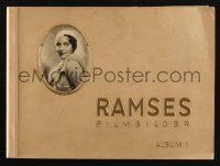 3c023 RAMSES FILMBILDER German 9x12 cigarette card album '30s contains 240 movie star portraits!