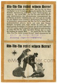3c008 FIND YOUR MAN German herald '25 different images of canine star Rin-Tin-Tin, The Wonder Dog!