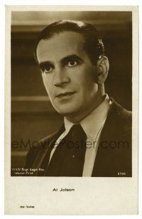 3c048 AL JOLSON German postcard '20s head & shoulders close up wearing suit & tie!