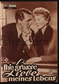 3c109 AFFAIR TO REMEMBER Austrian program '57 different images of Cary Grant & Deborah Kerr!