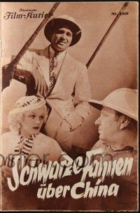 3c134 CHINA SEAS Austrian program '36 different images of Clark Gable & sexy Jean Harlow!