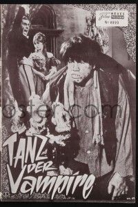 3c167 FEARLESS VAMPIRE KILLERS Austrian program '68 Roman Polanski, Sharon Tate, different images!