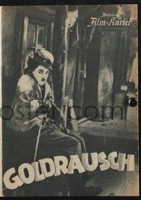 3c183 GOLD RUSH Austrian program '25 different images of Charlie Chaplin, classic silent comedy!